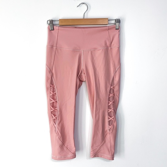 Victoria's Secret Pants - Victoria Secret Sport Knockout Pink Lace Leggings